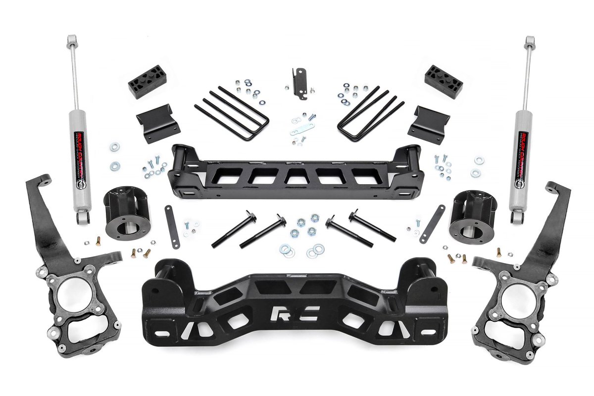 Ford F-150 Suspension Lift Kit - Rough Country - 4 Inch Lift - '11-'14